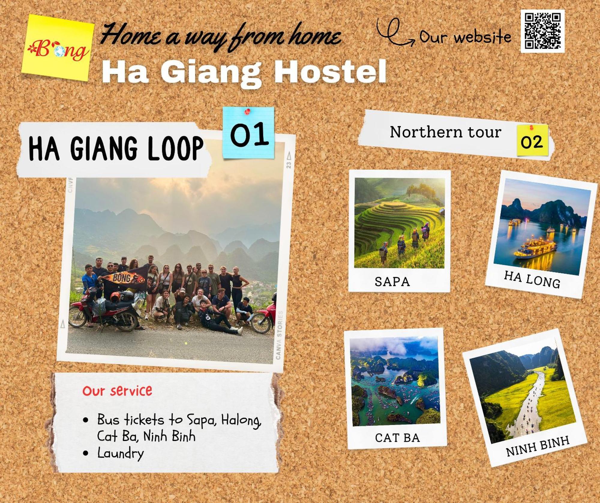 Bong Hostel And Motorbike Tour Ha Giang Esterno foto